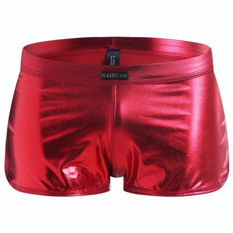 Patent leather fashion stage performance nightclub sexy panties