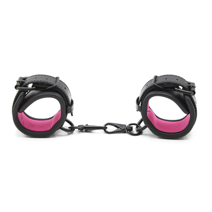 GAY hand and foot cuffs auxiliary black sponge, sm toys