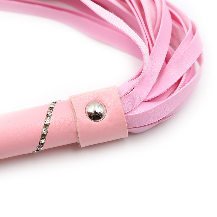 SM pink sexy hand whip pink riding whip leather whip bondage flirting toy