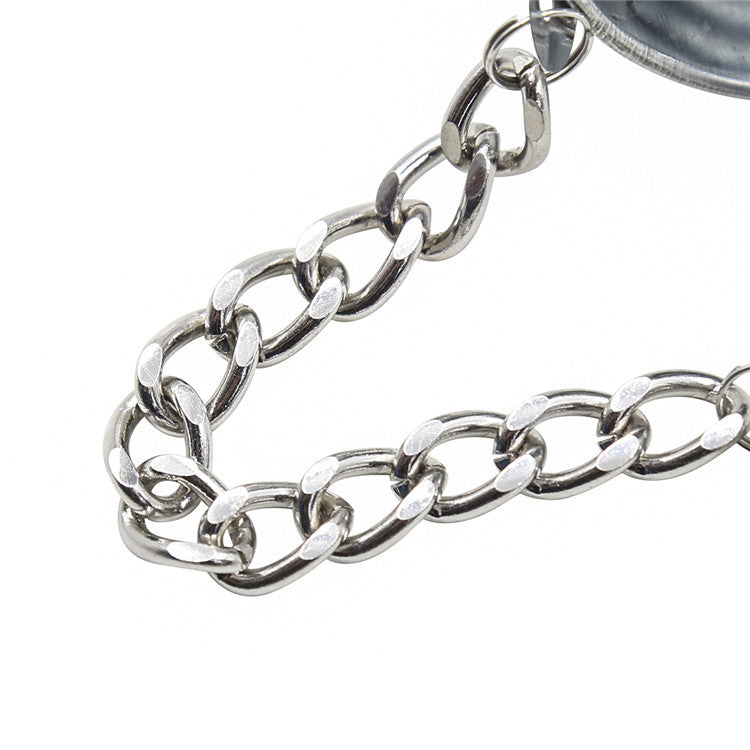 GAY SM sex toys, clip small bucket silver iron chain