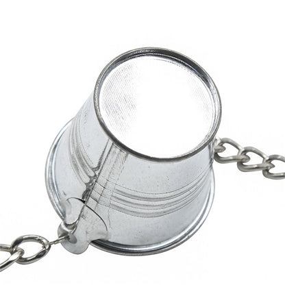 GAY SM sex toys, clip small bucket silver iron chain