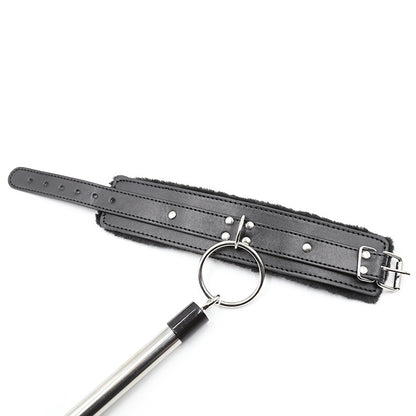 GAY SM non-detachable iron pipe hand and foot cuffs