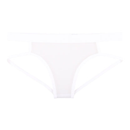 Gay men's sexy mesh hollow double thong