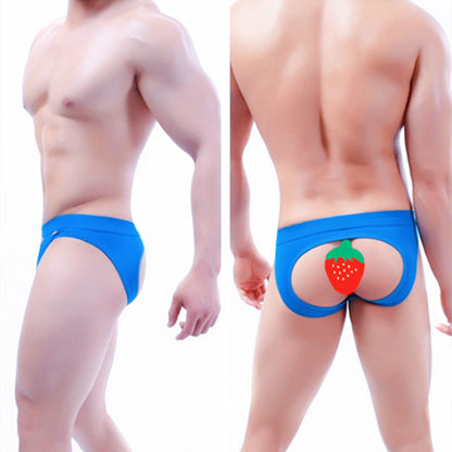 Gay briefs, buttocks hollow