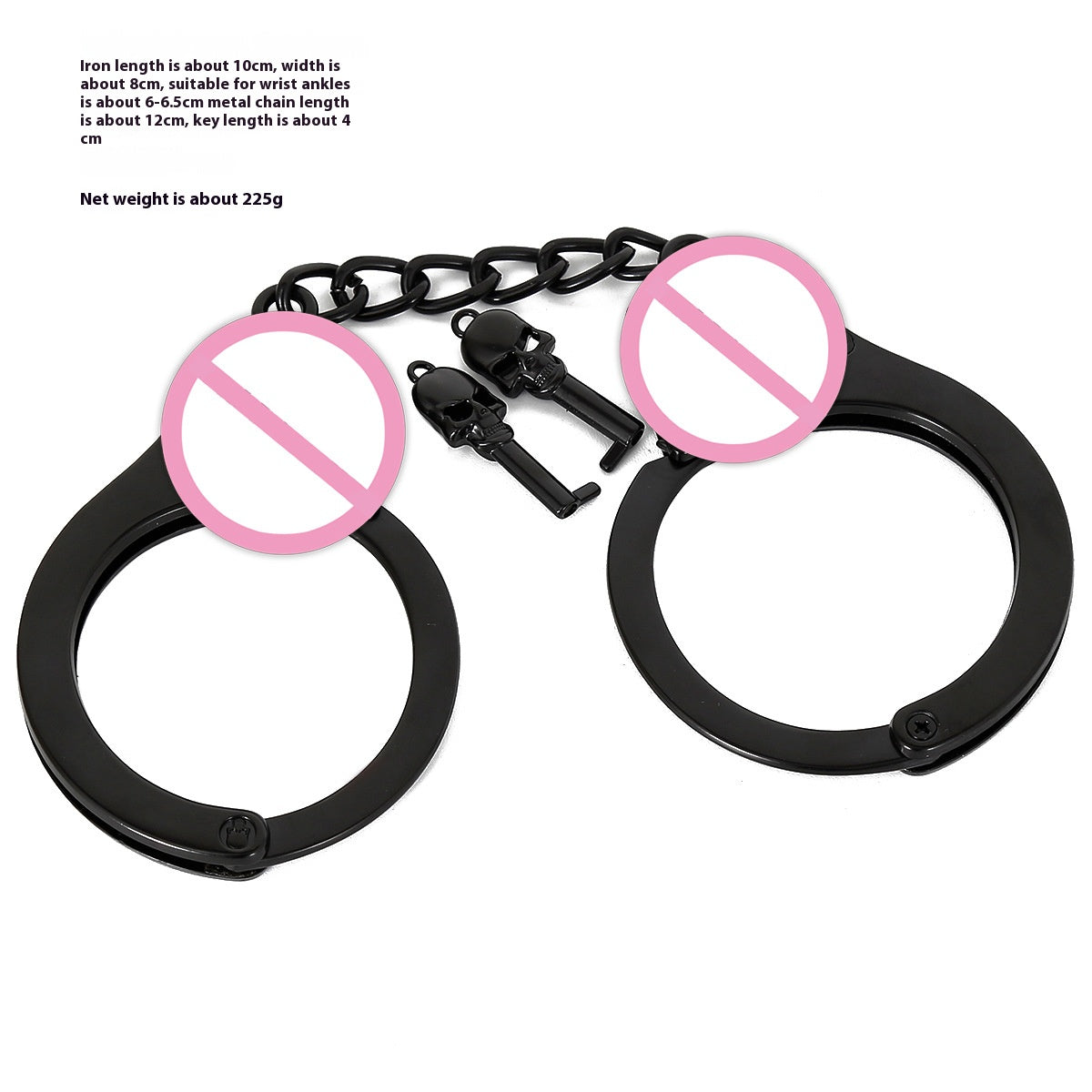 GAY sm bondage handcuffs with key