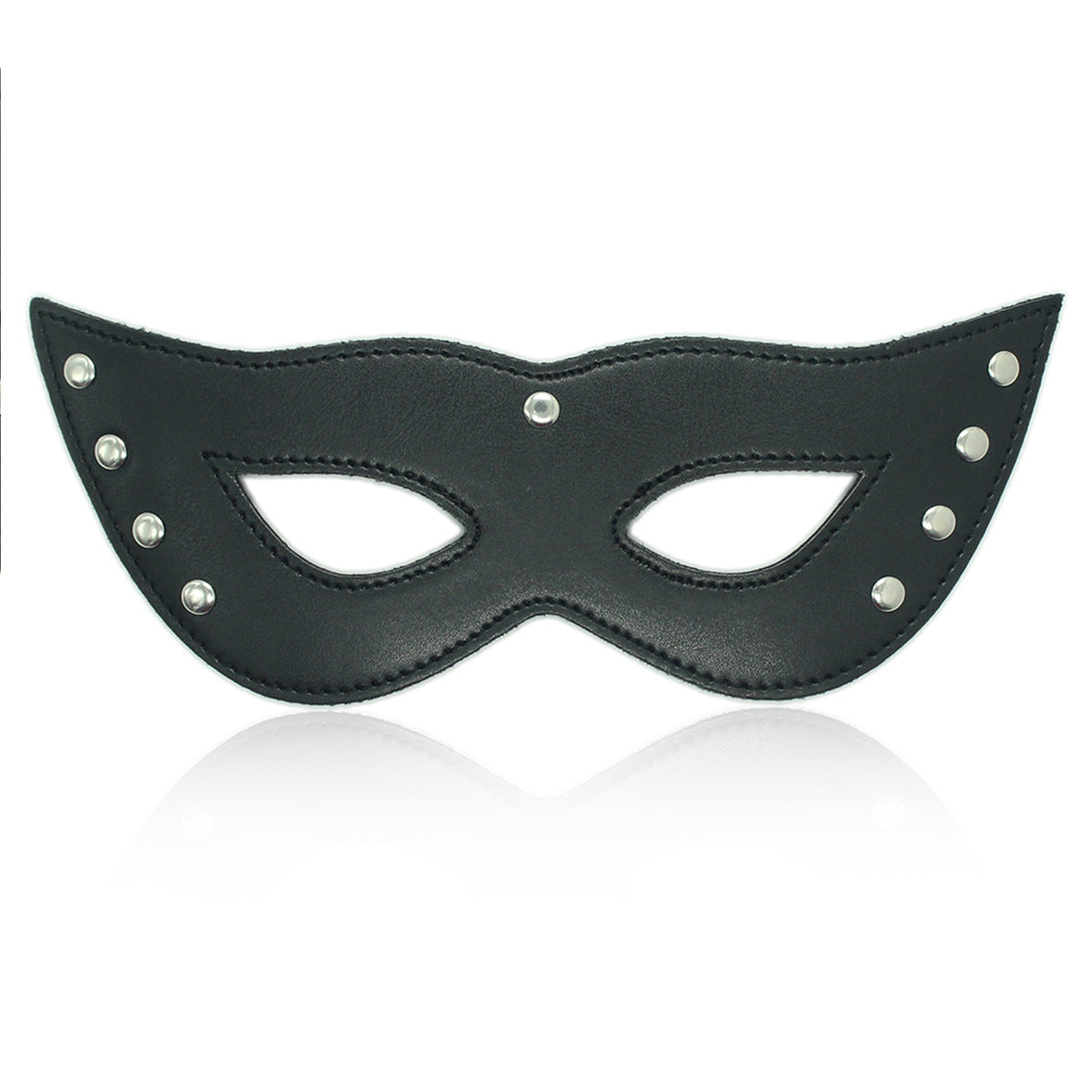 GAY SM sexy leather cat-eye eye mask