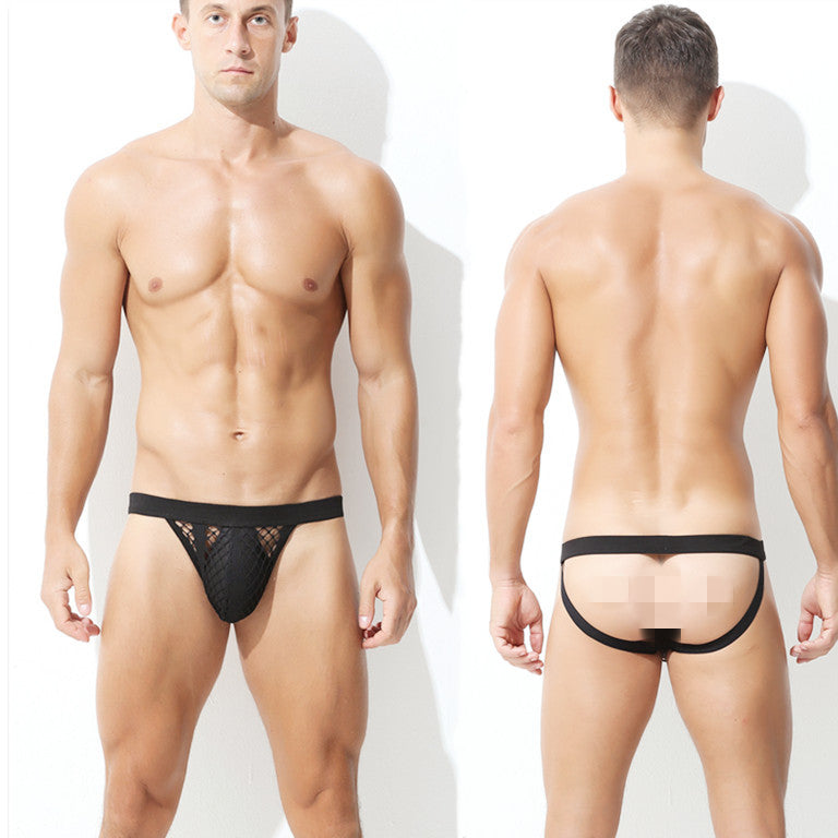 gay underwear Men's physiological double thong