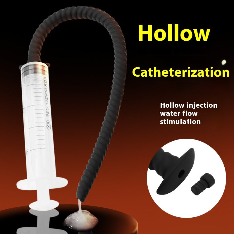 GAY hollow catheterization horse eye stick, SM horse eye stick urethral dilator