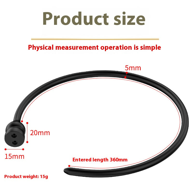 GAY Extra long 36cm electric shock silicone horse eye stick