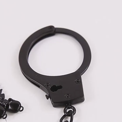 GAY sm bondage handcuffs with key